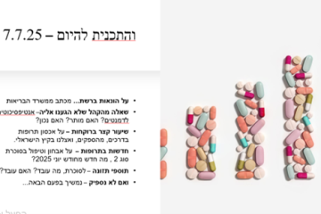 מועדון תרופות ורוקחות של סימה לבני – מוטקה – 7/7/25